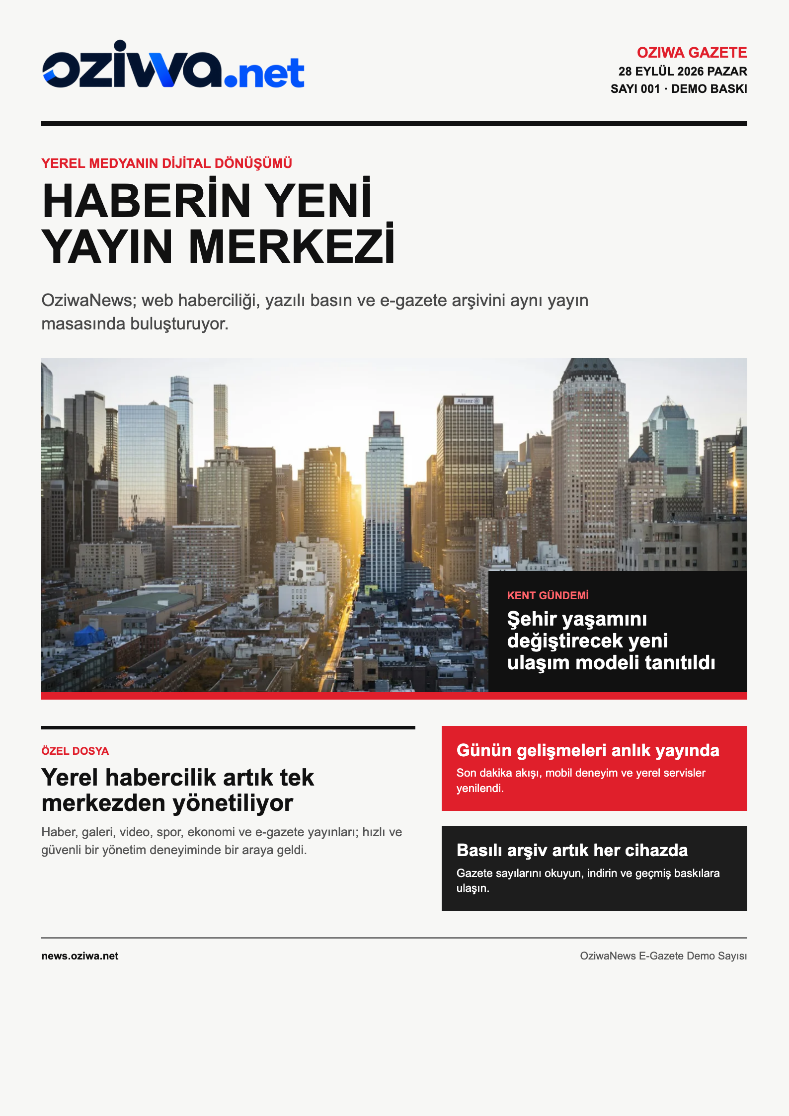 BikHaber Gazete Demo kapağı